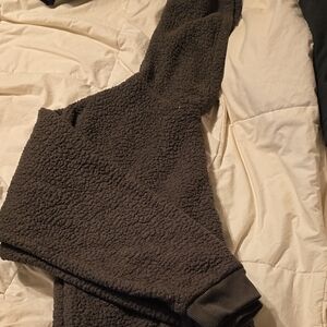 American Eagle Cozy Brown Sherpa Pants